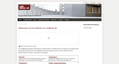 Desktop Screenshot of lawmedia.ch