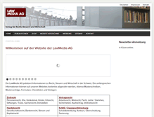 Tablet Screenshot of lawmedia.ch